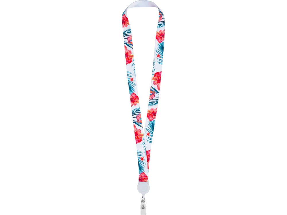 Ланъярд под сублимацию с ретрактором, 2 см