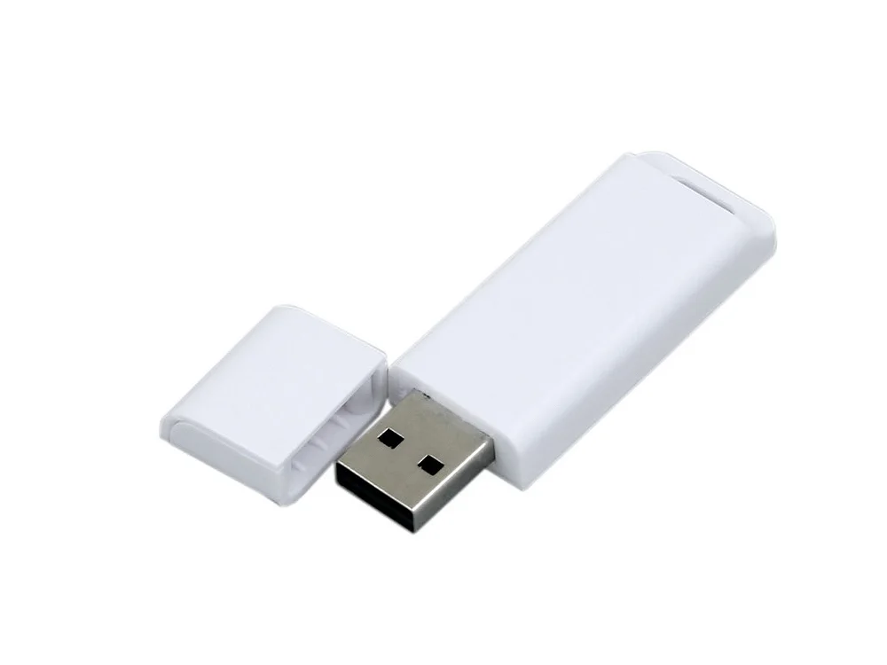 USB 2.0- флешка на 16 Гб с оригинальным двухцветным корпусом