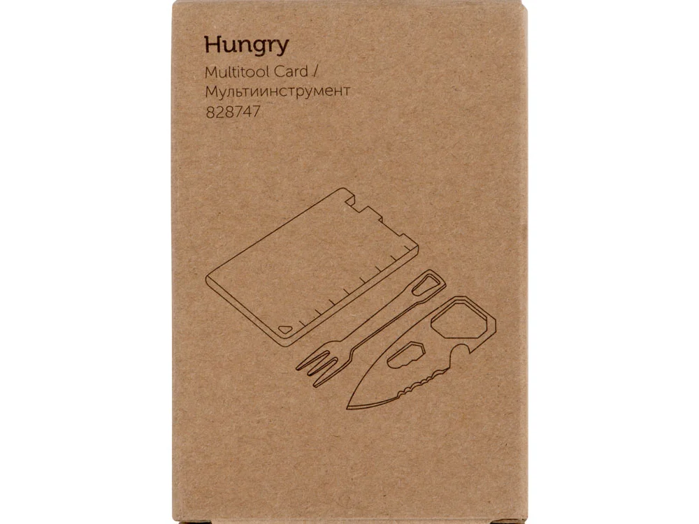 Мультиинструмент с ножом и вилкой Hungry