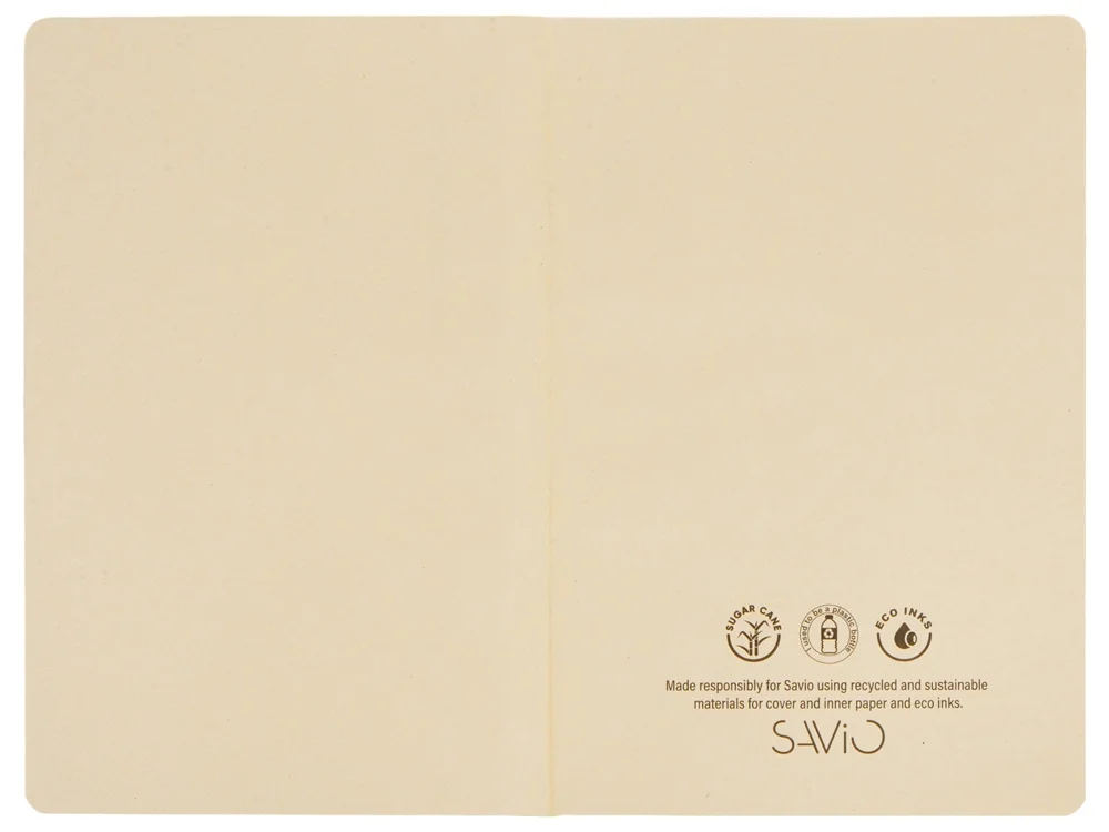 Блокнот А5 из переработанного тростника и RPET Adiantum