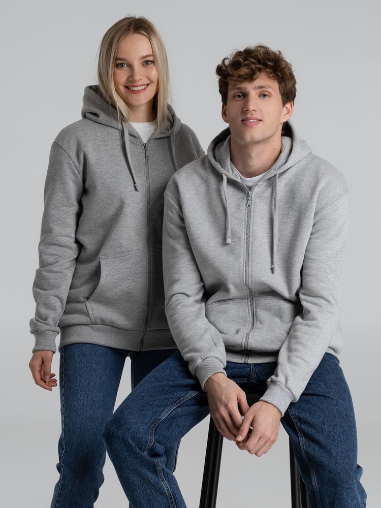 Толстовка на молнии с капюшоном Unit Siverga Heavy