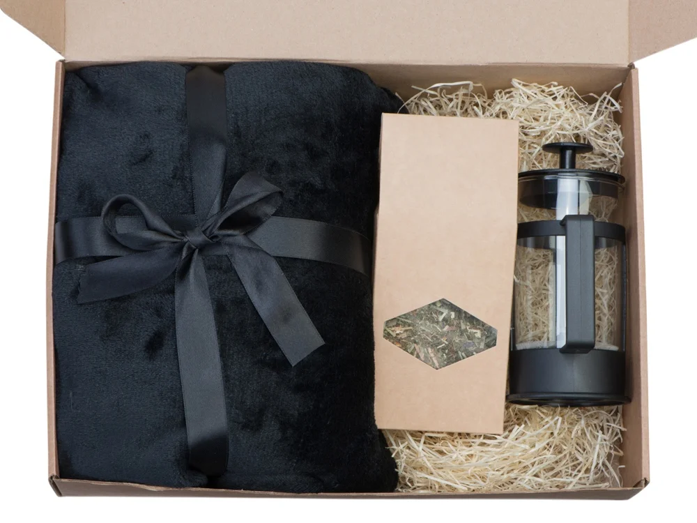 Подарочный набор Tea time с пледом