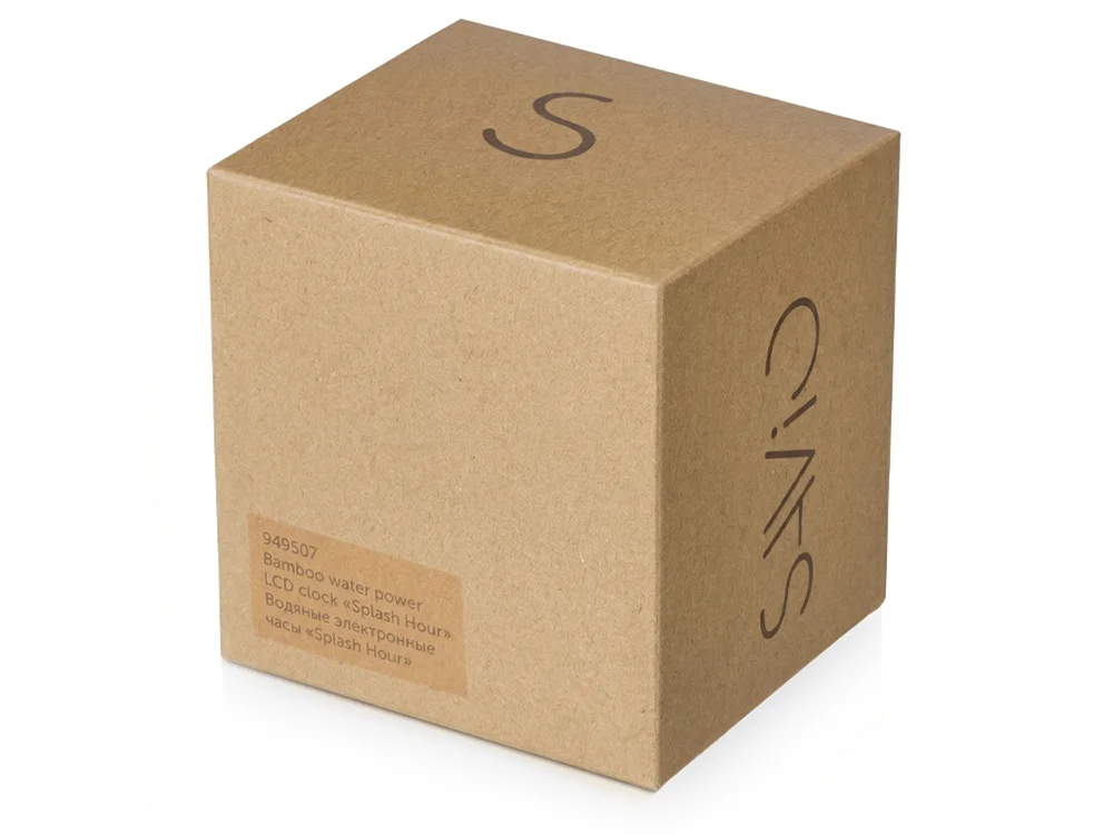 Водяные часы из бамбука Splash Hour