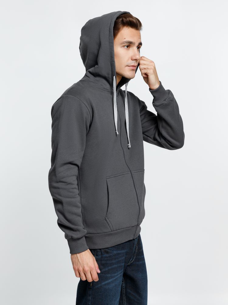 Толстовка на молнии с капюшоном Unit Siverga Heavy