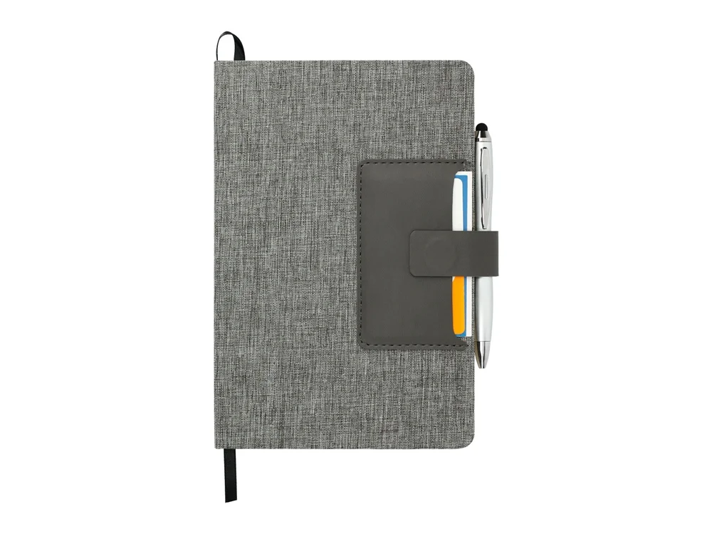 Блокнот Clap с отделением для визиток и магнитным клапаном