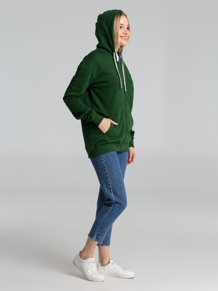 Толстовка на молнии с капюшоном Unit Siverga Heavy