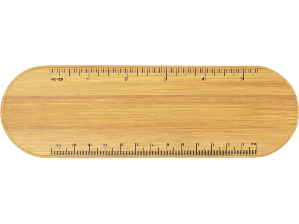 Пенал с линейкой и подставкой для телефона из бамбука Haruki