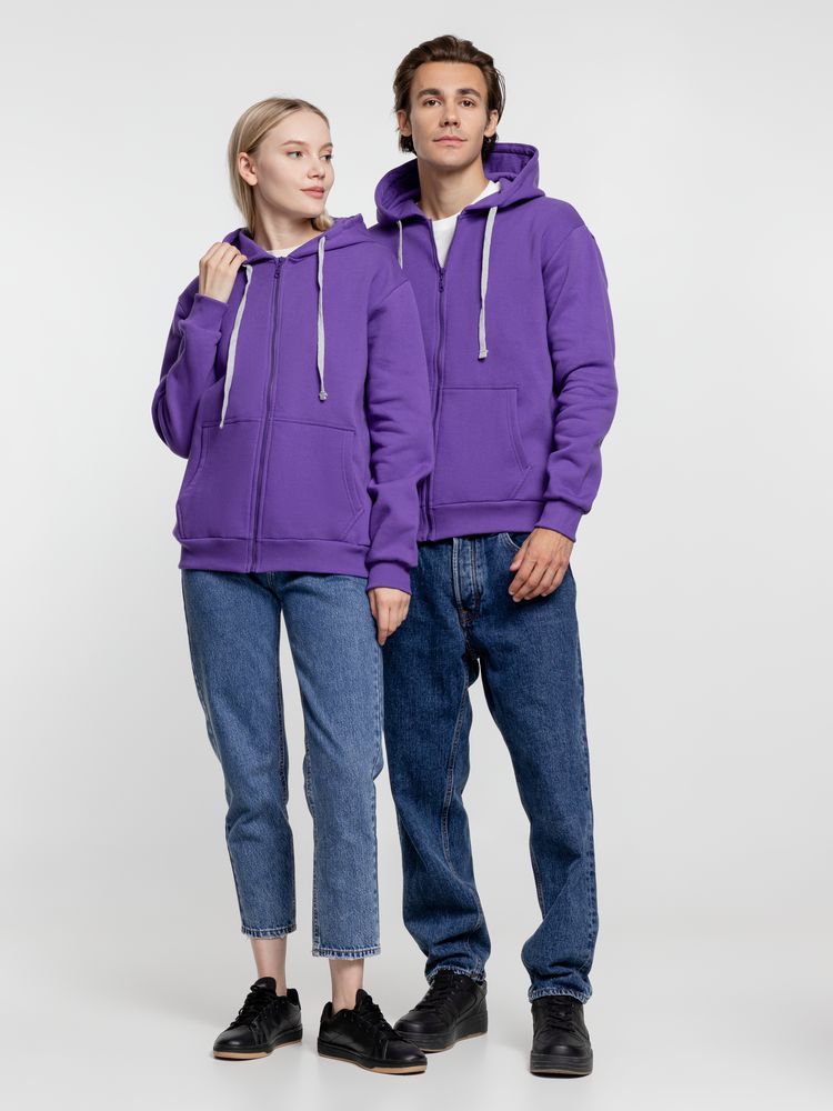 Толстовка на молнии с капюшоном Unit Siverga Heavy