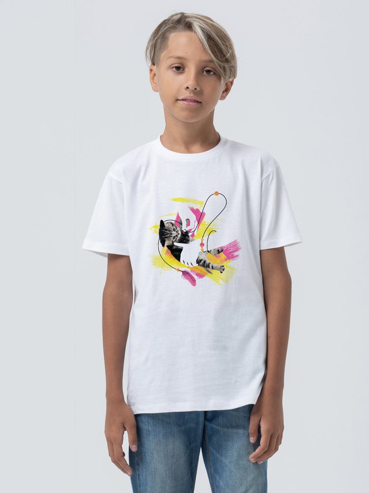 Футболка детская «Обними кота»