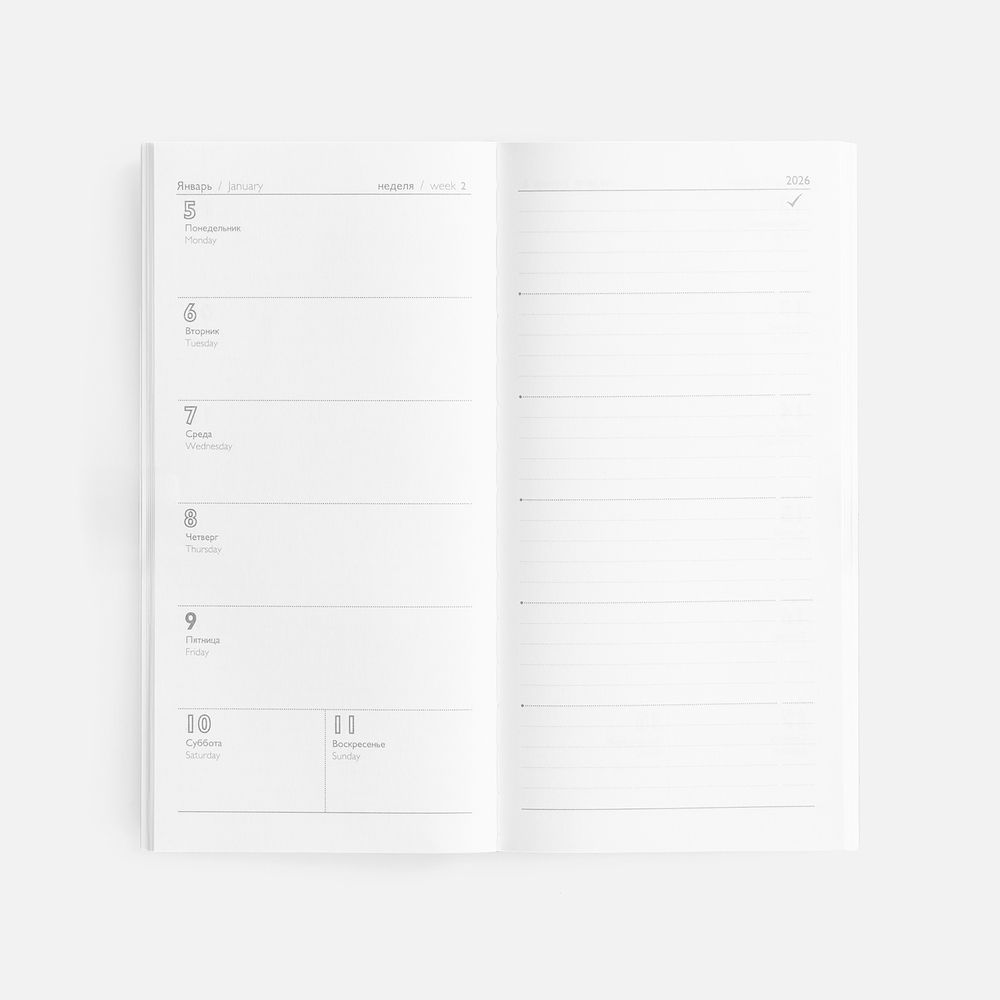 Еженедельник Baza, датированный