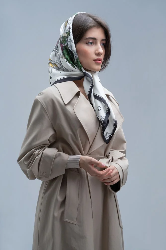 Платок шелковый Delicate