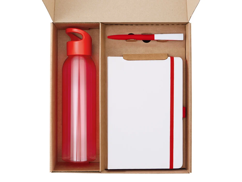 Набор Bitetime с бутылкой для воды, блокнотом, ручкой и ланчбоксом