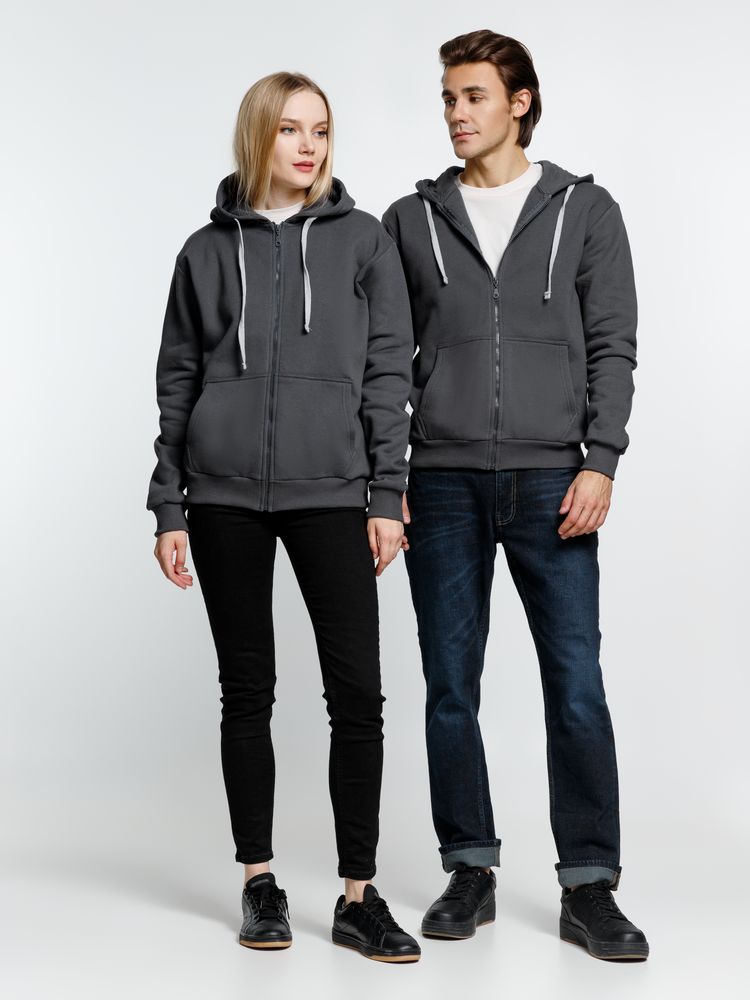 Толстовка на молнии с капюшоном Unit Siverga Heavy