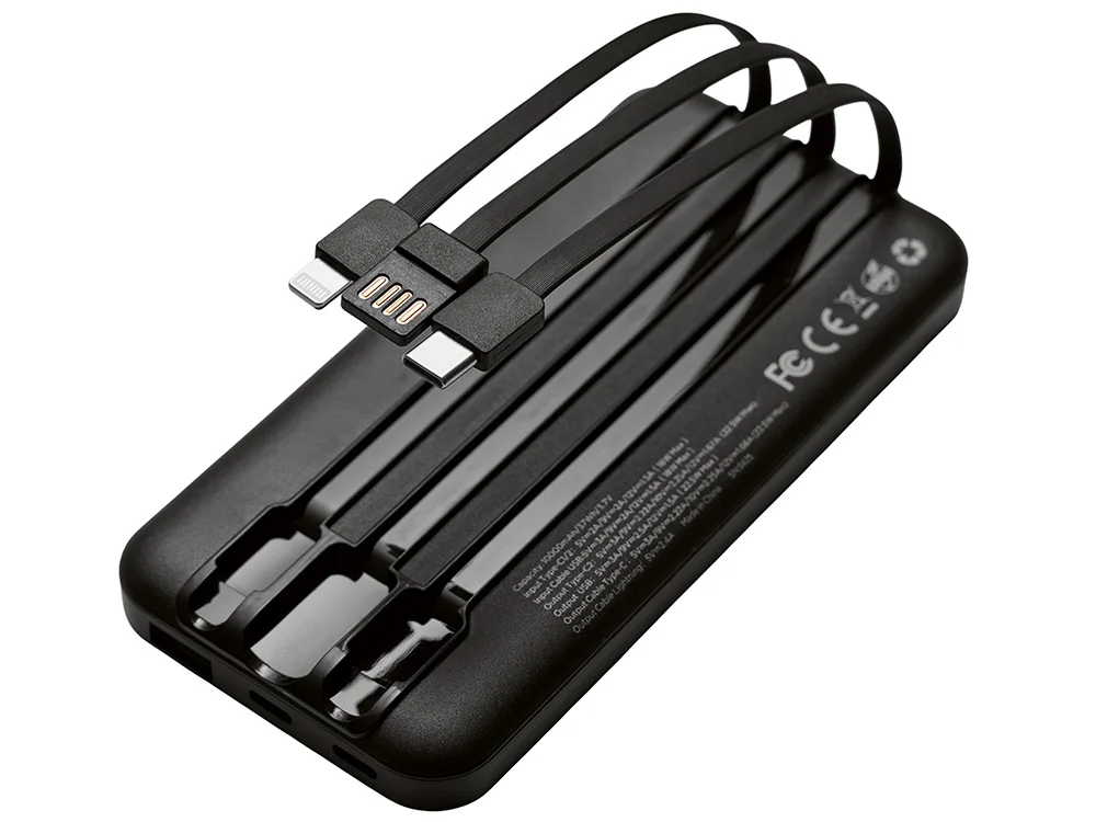 Подарочный набор Tesla с блокнотом А5, ручкой и пауэрбенком на 10 000 mAh