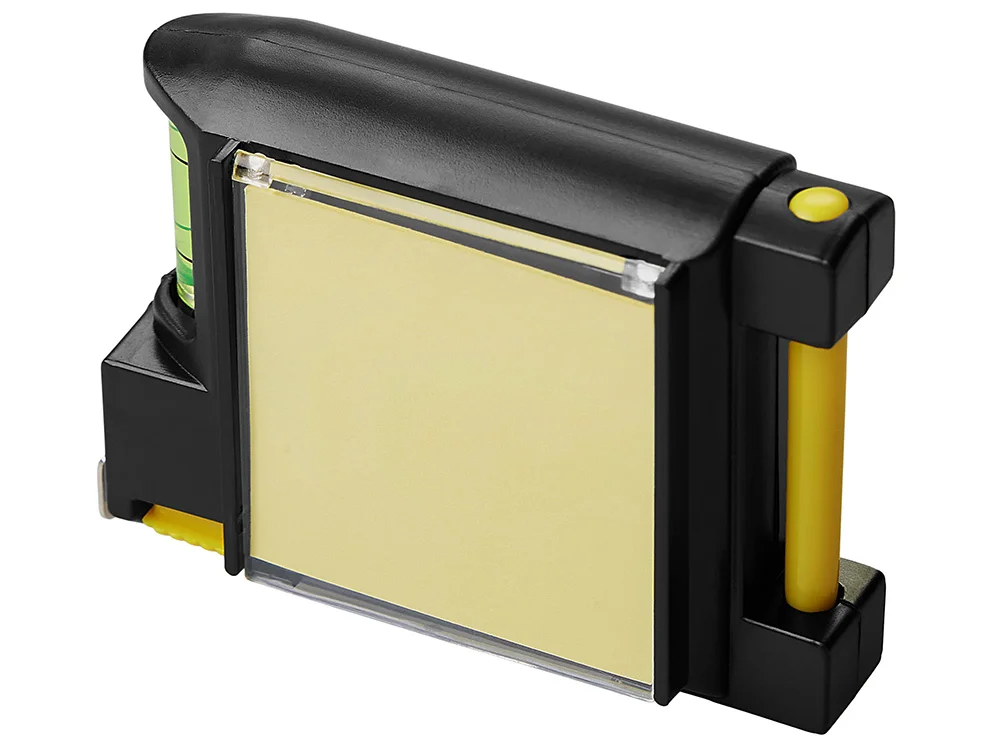 Рулетка на 2 м с уровнем и блоком для записей Nerd