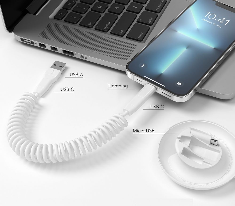 Кабель Vonmahlen Allroundo Eco для быстрой зарядки