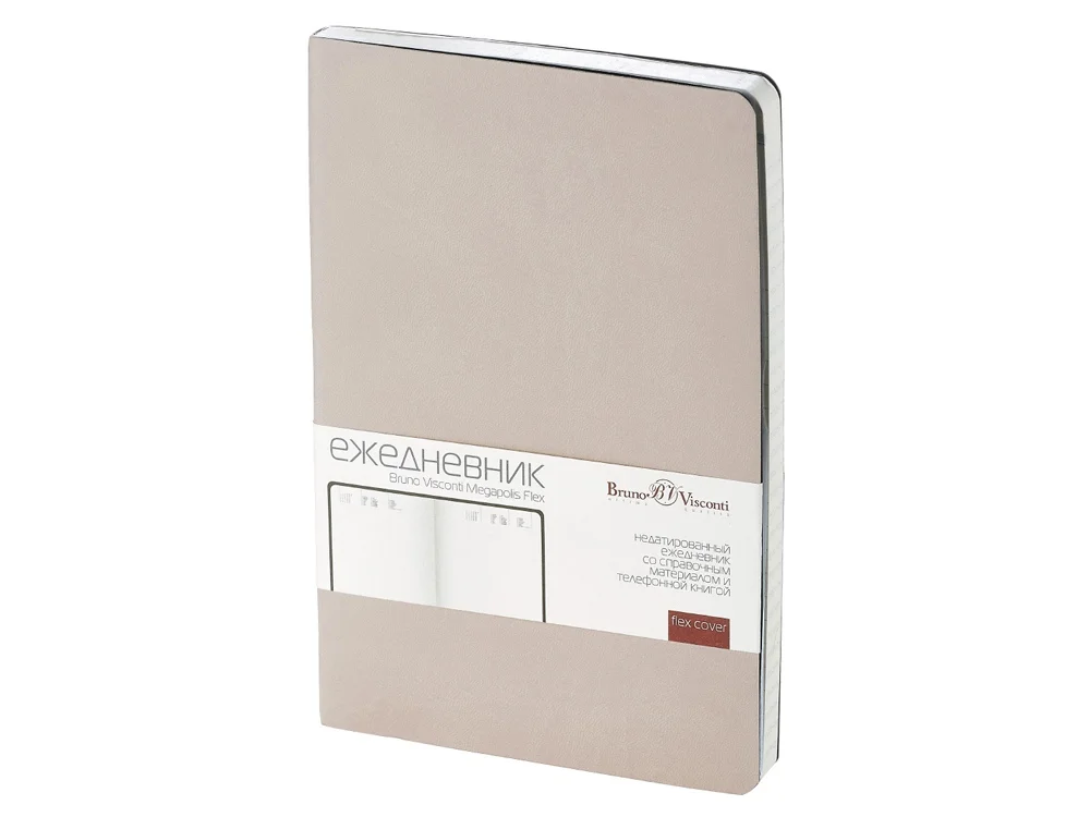 Ежедневник недатированный А5 Megapolis Velvet Flex