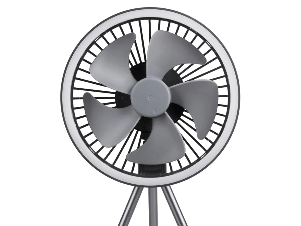 Портативный вентилятор с фонарем Jon