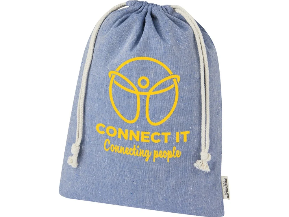 Большая подарочная сумка Pheebs из переработанного хлопка 4 л