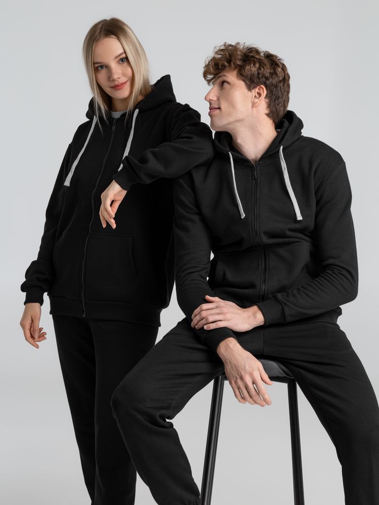 Толстовка на молнии с капюшоном Unit Siverga Heavy