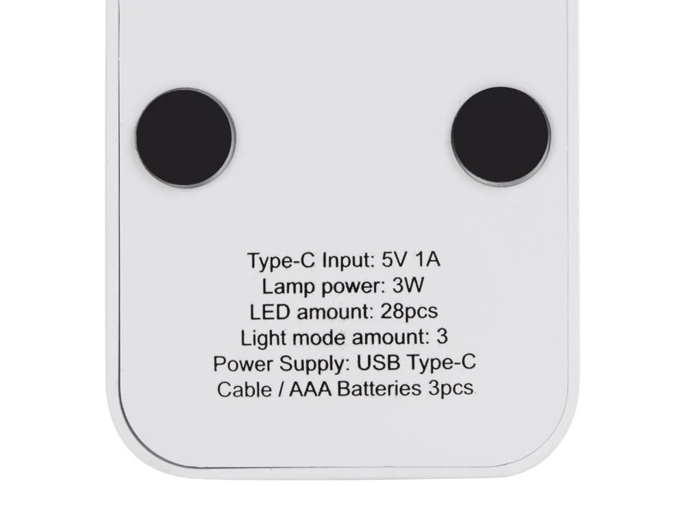 Складывающая настольная лампа с подставкой для телефона Stack N, 3 Вт