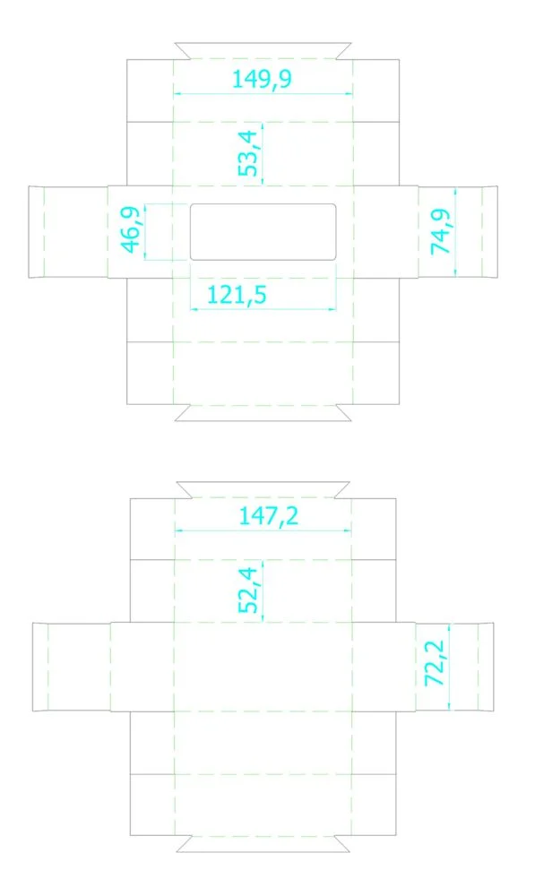 Коробка с окном Vindu