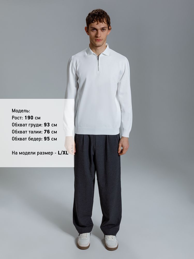 Рубашка поло мужская с длинным рукавом Terrazzo