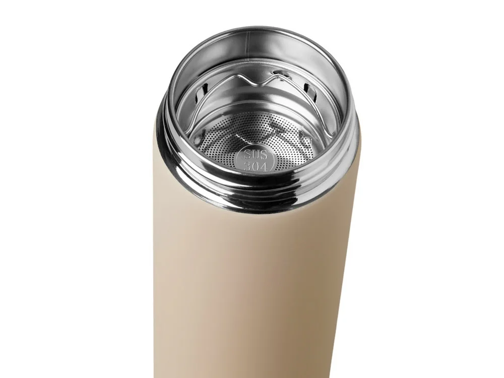 Термос Confident с покрытием soft-touch