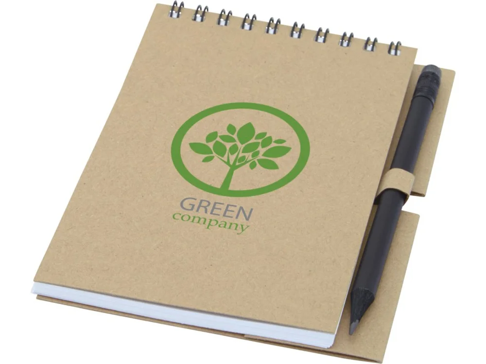 Блокнот A6 Luciano Eco с карандашом