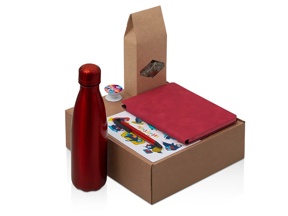 Набор Teanote с термобутылкой, блокнотом, ручкой и чаем