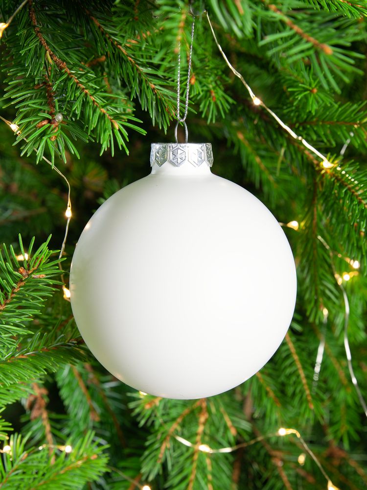 Елочный шар Finery Matt, 10 см