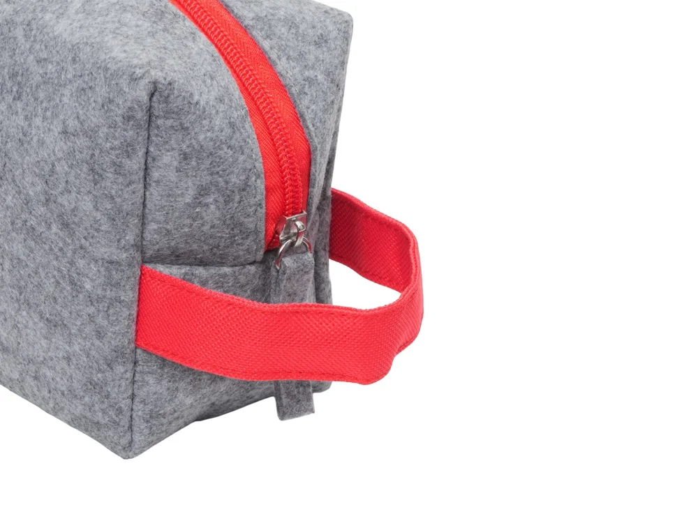 Косметичка из РПЕТ фетра с ручкой Felt