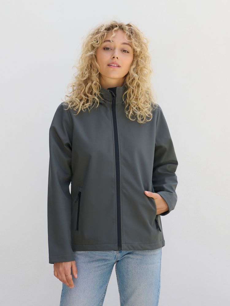Куртка софтшелл с капюшоном женская Race Women