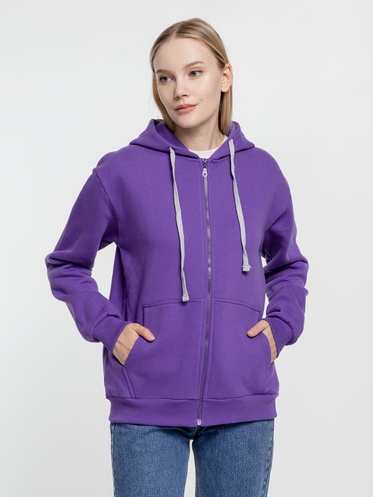 Толстовка на молнии с капюшоном Unit Siverga Heavy