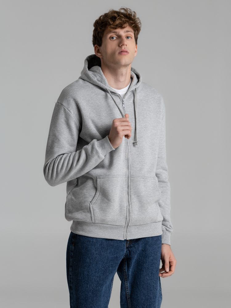 Толстовка на молнии с капюшоном Unit Siverga Heavy