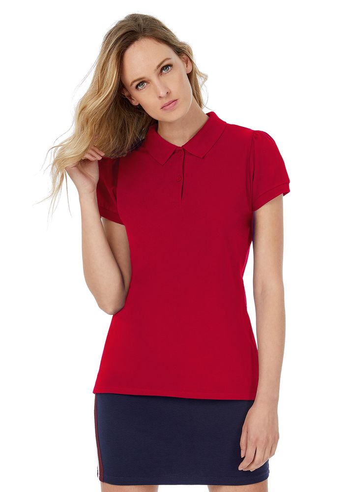 Рубашка поло женская Heavymill белая