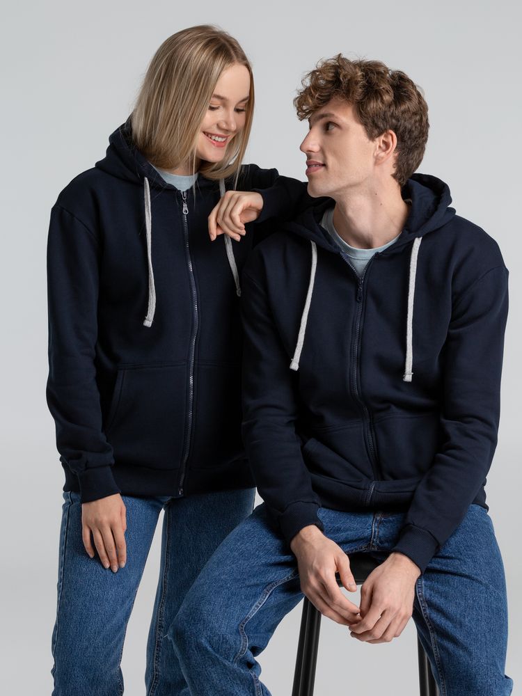 Толстовка на молнии с капюшоном Unit Siverga Heavy