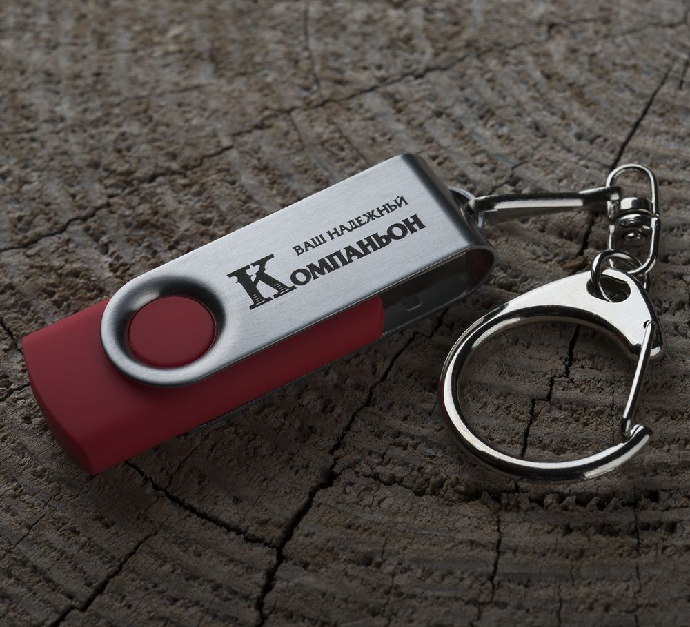 Флешка Twist, белая