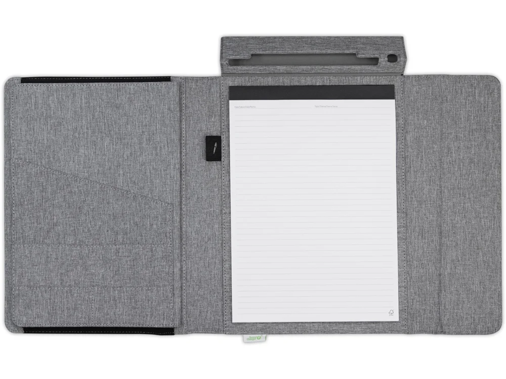 Портфолио А4 из RPET NotyFolio Eco с отделением для ноутбука 13