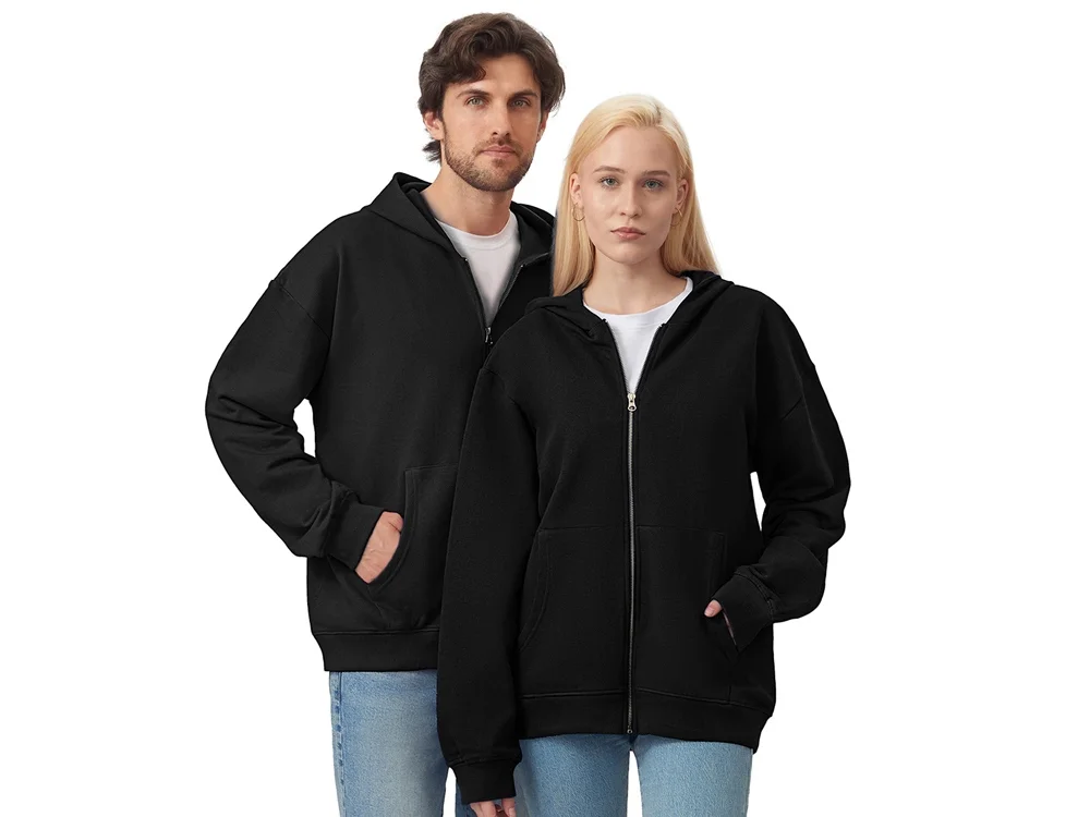 Толстовка оверсайз с капюшоном на молнии Monaco