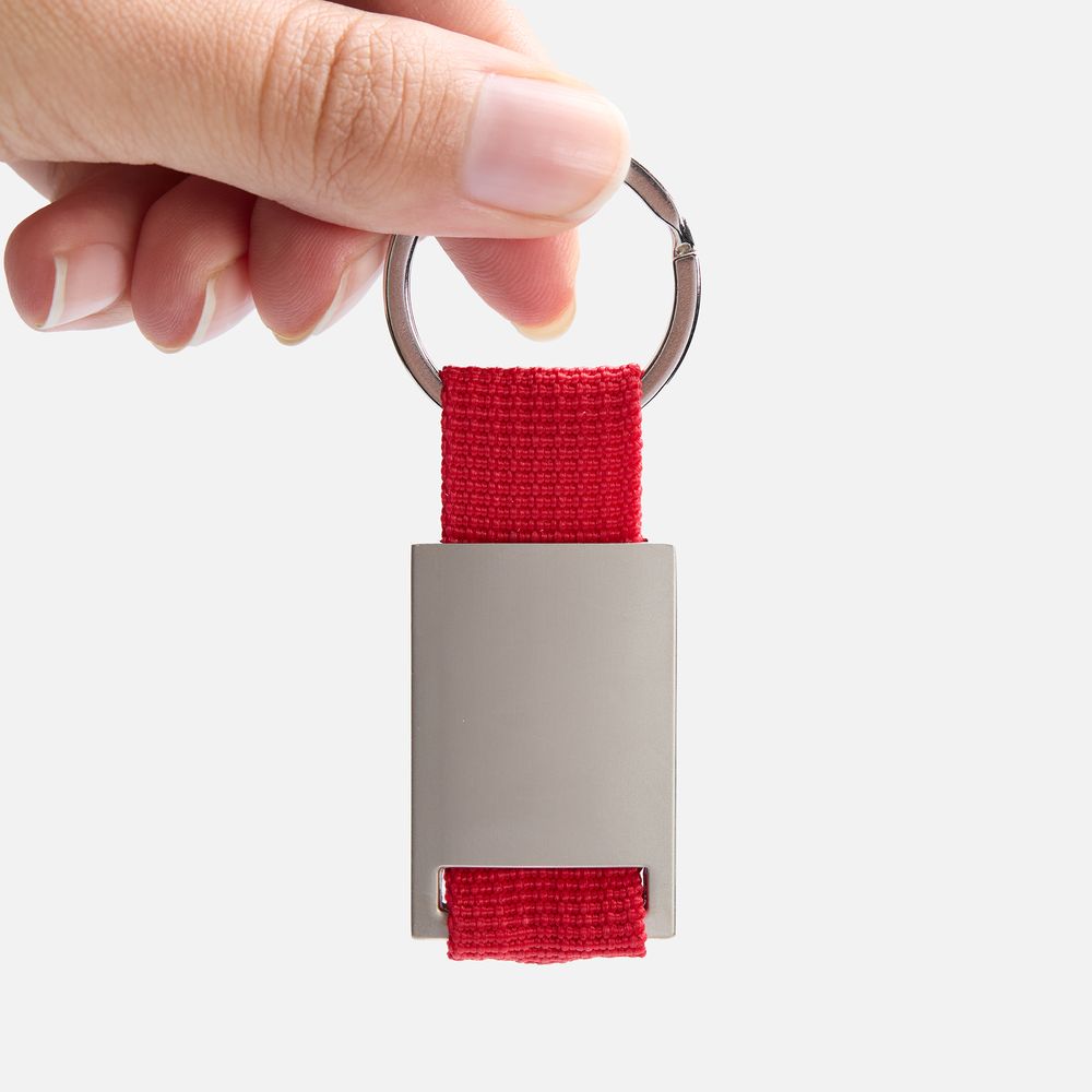 Брелок Inlet с тканевой вставкой