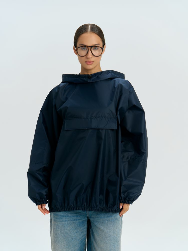 Дождевик-анорак Alatau, укороченный, черный