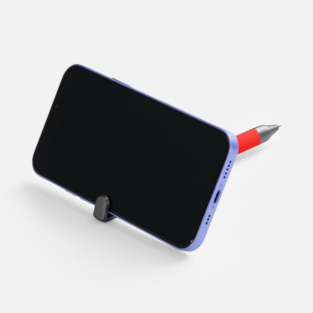 Ручка шариковая Standic с подставкой для телефона