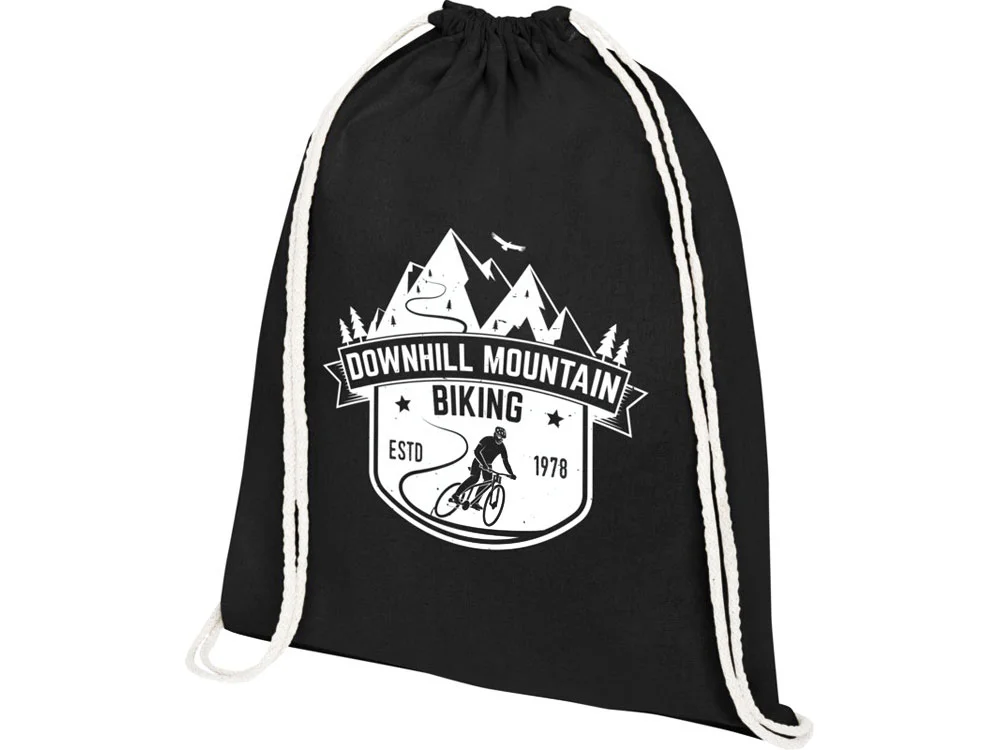 Рюкзак со шнурком Tenes из хлопка 140 г/м²