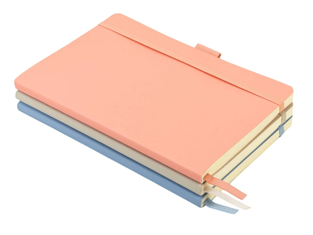 Блокнот А5 в гибкой обложке Vision 2.0 soft-touch