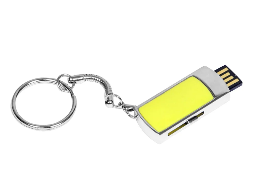 USB 2.0- флешка на 16 Гб с выдвижным механизмом и мини чипом