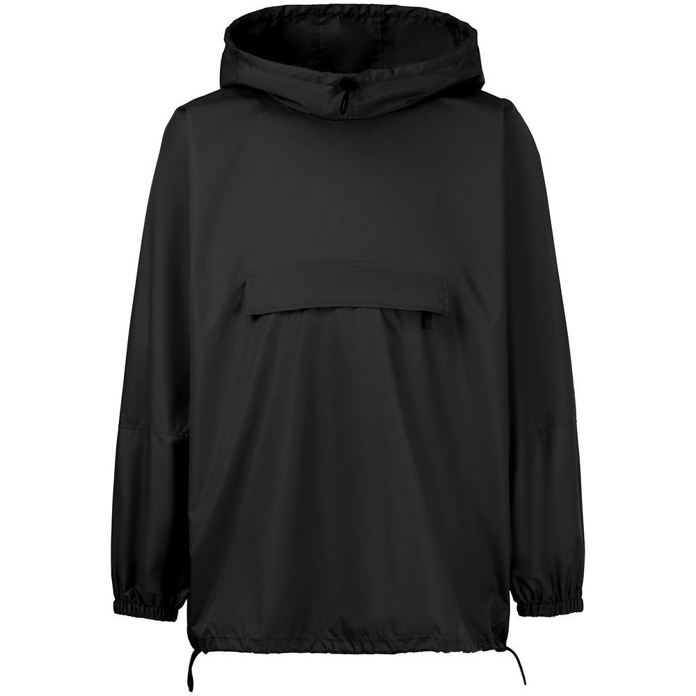 Дождевик-анорак Hard Work, укороченный, серый