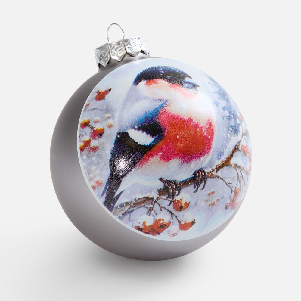 Елочный шар Finery Matt, 10 см