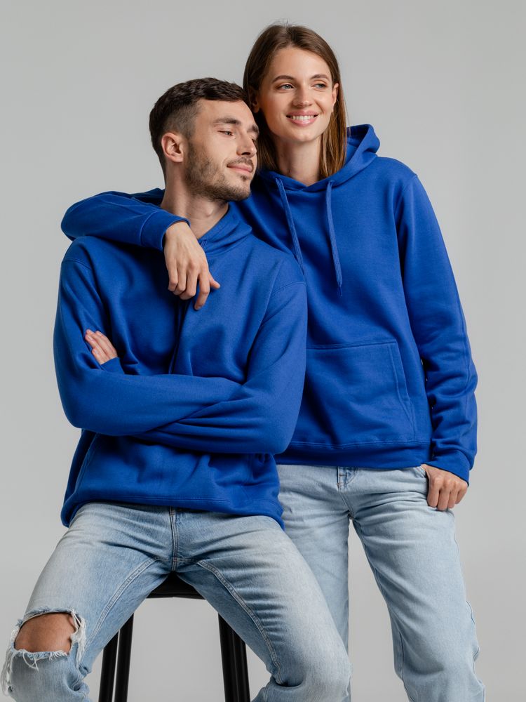 Толстовка с капюшоном Snake II голубая