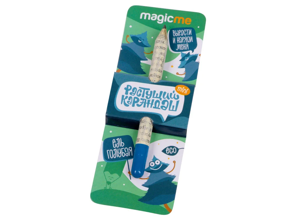 Растущий карандаш mini с семенами акации серебристой